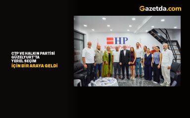 CTP ve Halkın Partisi Güzelyurt’ta Yerel Seçim İçin Bir Araya Geldi