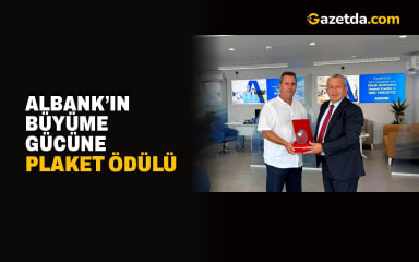 ALBANK’ın büyüme gücüne plaket ödülü