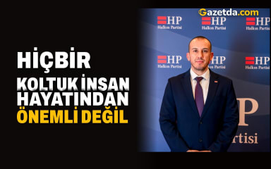 Avcıoğlu: Hiçbir koltuk insan hayatından önemli değil