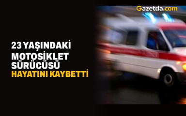 Gazimağusa'da motosikletli genç hayatını kaybetti