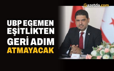 UBP iki devletli çözümde ısrarlı: Federasyon tükendi