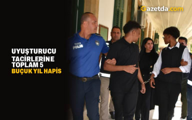 Uyuşturucu tacirlerine toplam 5 buçuk yıl hapis