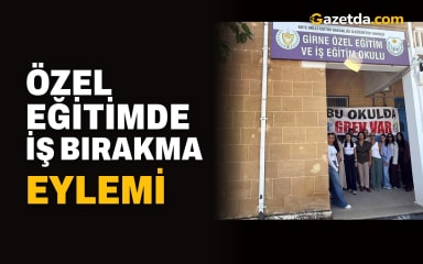 Özel eğitimde iş bırakma eylemi
