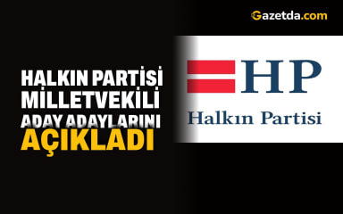 Halkın Partisi milletvekili aday adaylarını açıkladı, seçim 17 Ekim'de