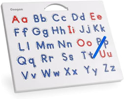 Tabla de práctica de letras magnéticas, imán de trazado ABC, tablero del alfabeto ABC para aprender a escribir mayúsculas y minúsculas, juguete educativo de motricidad fina, regalo Montessori