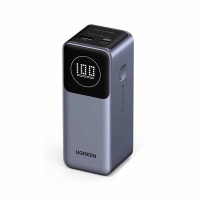 PowerBank UGREEN Nexode 100W 12000mAh con Cable Retráctil Integrado, Pantalla TFT Inteligente Original