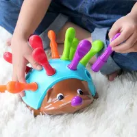 Erizo Montessori para bebé, rompecabezas de entrenamiento de concentración, Motor fino, juguetes sensoriales de ortografía, regalo para niños