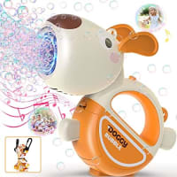 Juguetes de ametralladora de burbujas para niños pequeños niños pequeños de 1 a 3 años  Pistola sopladora de burbujas para niños  Fabricante de regalos de cumpleaños para niñas de 2 años, juguete