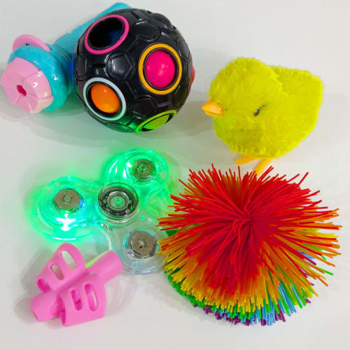 Kit Explorador Sensorial  - conjunto de juguetes para la autorregulación,canalización emociones y para generar espacios de calma y tranquilidad.