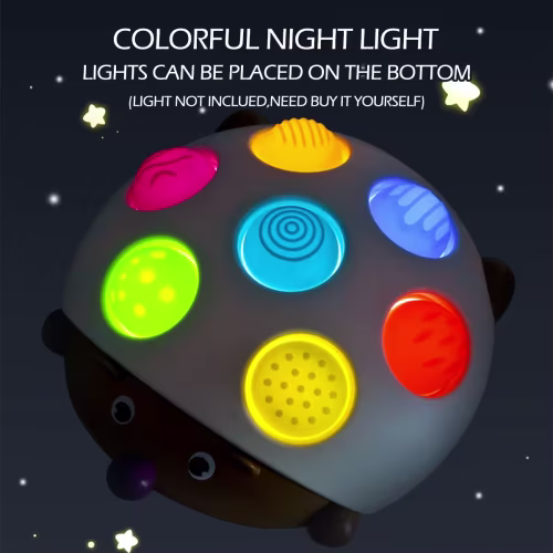 Juguetes sensoriales antiestrés para bebés de más de 10 meses, tablero de actividades para empujar y reventar, juguetes Montessori para 1 años o más