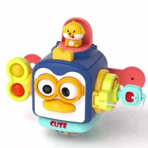 HexahedralBola de agarre de mano ocupada, rompecabezas sensorial calmante, acción de dedo, juguete de entrenamiento fino, regalo de cumpleaños para niños, cubo ocupado