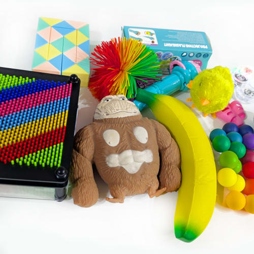 Kit Explorador Sensorial  - conjunto de juguetes para la autorregulación,canalización emociones y para generar espacios de calma y tranquilidad.