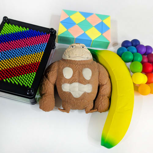 Kit Explorador Sensorial  - conjunto de juguetes para la autorregulación,canalización emociones y para generar espacios de calma y tranquilidad.