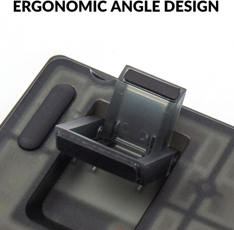 Keychron V1 QMK/VIA - Teclado mecánico con cable, diseño del 75% con interruptor marrón K Pro intercambiable en caliente, teclas PBT, teclado retroiluminado RGB para Mac Windows Linux, translúcido