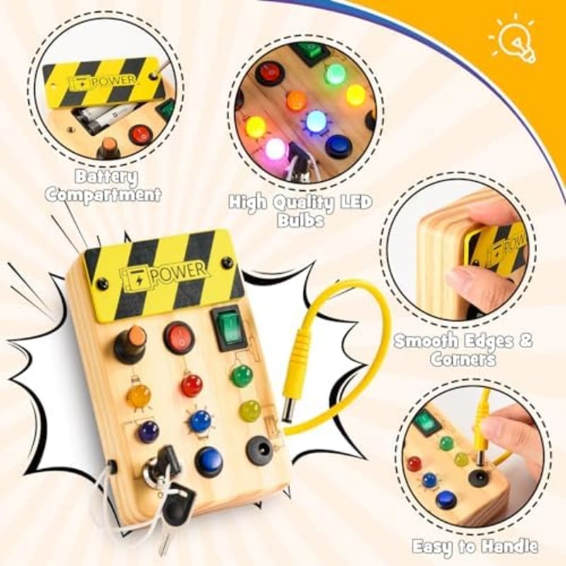 Combo Cubo 7 en uno  y Tablero oucupado Montessori