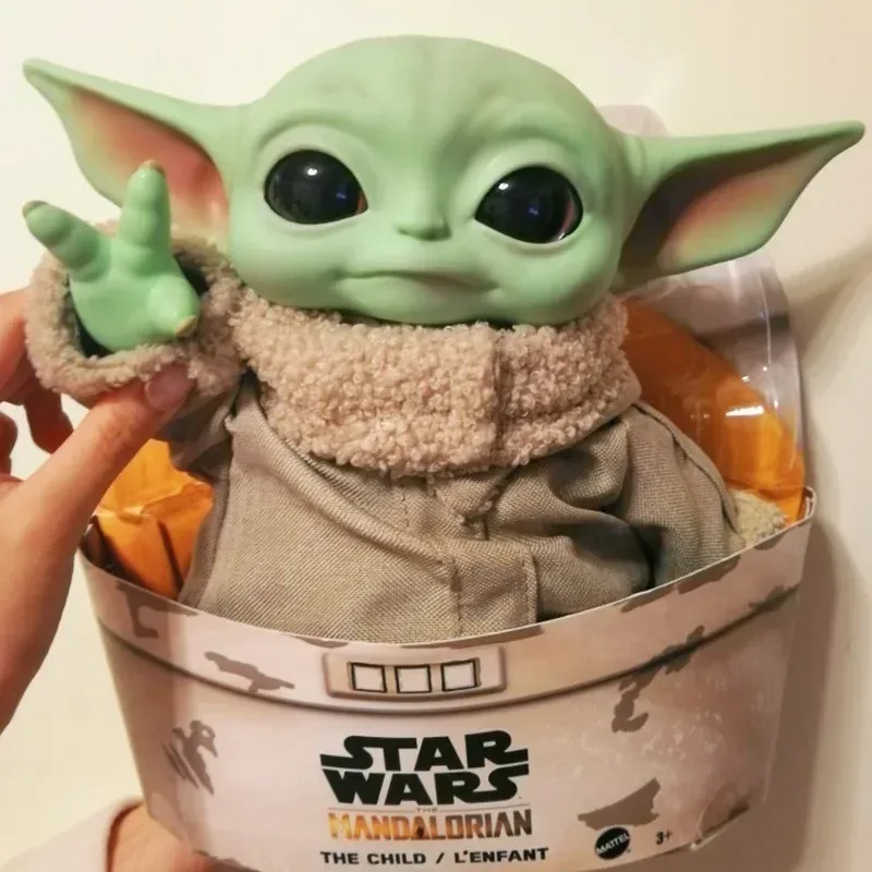Figura de acción de bebé Yoda de Star Wars de Marvel, muñeco de peluche Kawaii, muñeco de juguete, adorno de colección para niños