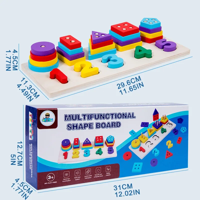 Juguetes Tablero Multifuncional Montesorri de números, operación   multifuncional, regalo de Educación Temprana