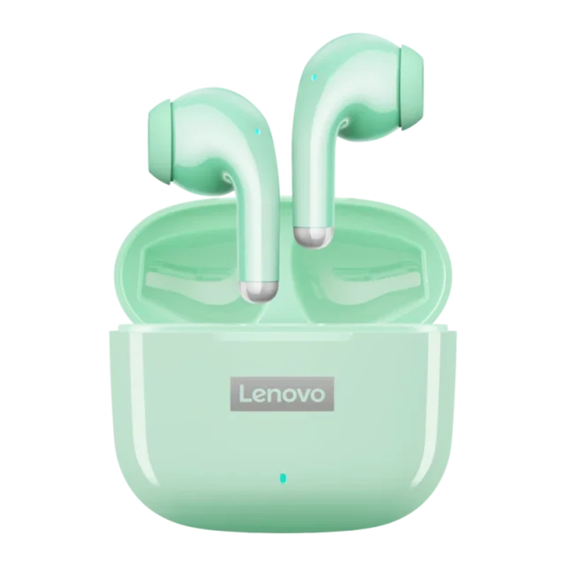 Lenovoauriculares inalámbricos LP40 Pro TWS, cascos deportivos con Bluetooth 5,1, reducción de ruido, Control táctil, 250mAH, originales