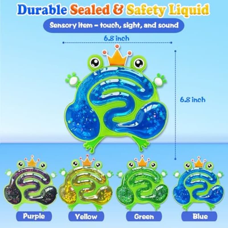 Juguete Sensorial en forma de Rana Antiestrés para Niños, Productos Sensoriales para Autismo, Juguetes de Viaje, Juguete Calmante