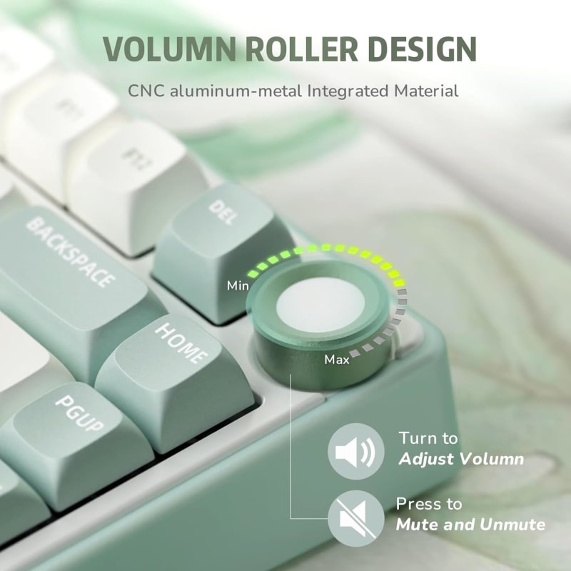 RK Royal Kludge R75 Teclado mecánico con cable, 80 teclas, RGB, retroiluminado, intercambiable en caliente, español, MDA, PBT