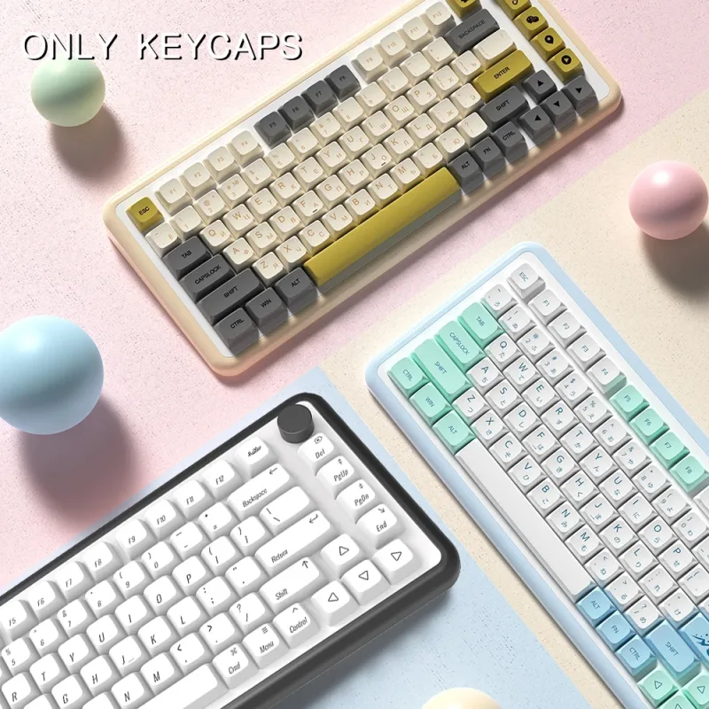 Keycaps - Juego de 139 teclas PBT en español, Perfil XDA, para teclado mecánico MX Switch, ISO Enter