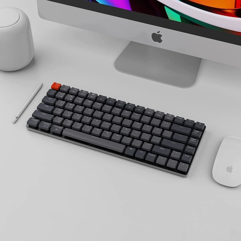 Keychrone K3 versión 2 Bluetooth , Teclado mecánico inalámbrico 84 teclas 75%, con interruptor Gateron de perfil bajo