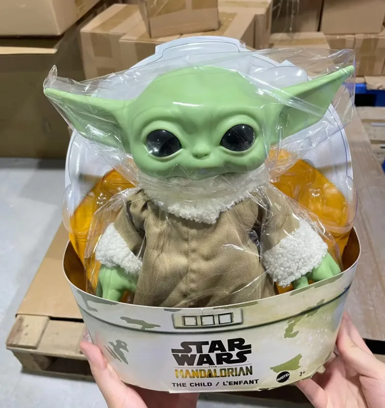 Figura de acción de bebé Yoda de Star Wars de Marvel, muñeco de peluche Kawaii, muñeco de juguete, adorno de colección para niños