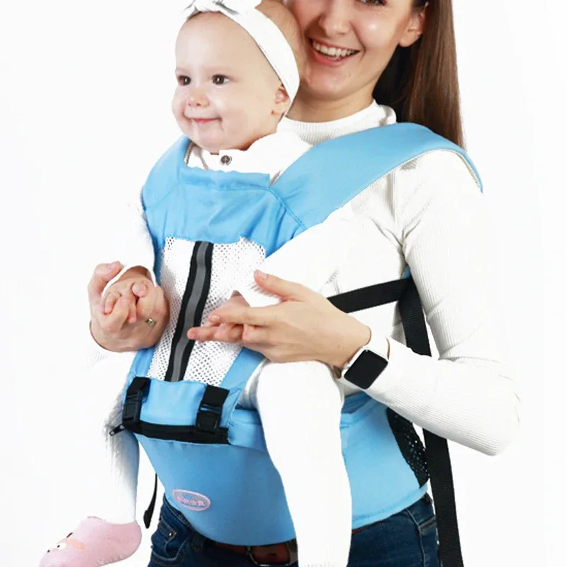 Mochila portabebés ergonómica para bebé, portabebés frontal, canguro ergonómico, mochila de viaje