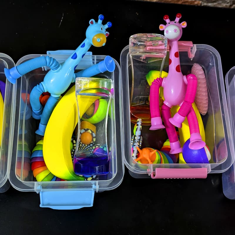 Kit sensorial Descubre - Herramientas para la autorregulación, para canalizar emociones y para generar espacios de calma y tranquilidad. Autismo, TDHA