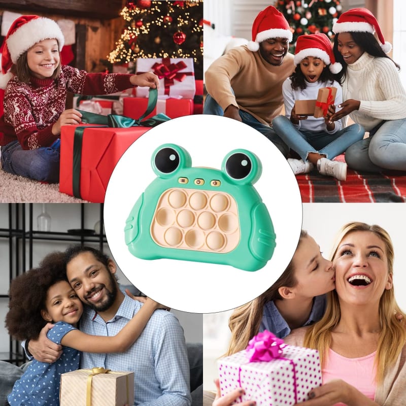 Consola de empuje rápido con retroalimentación instantánea de sonido | Juego de empuje rápido de mano | Juguete sensorial educativo interactivo Pop The Target para niños y adultos | Regalo divertido para niños de 3 a 12 años