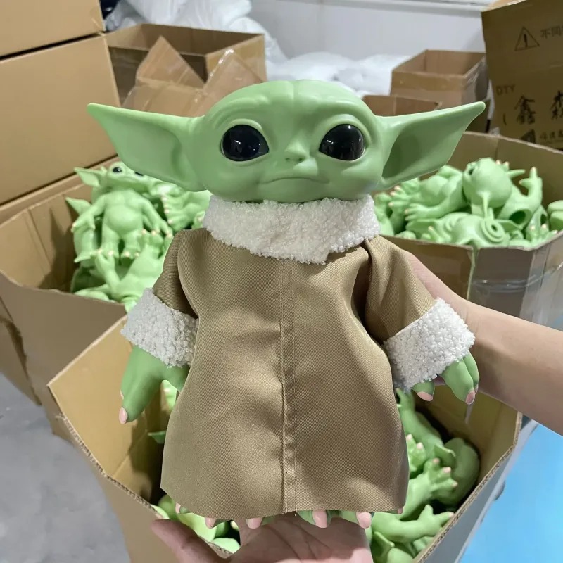 Figura de acción de bebé Yoda de Star Wars de Marvel, muñeco de peluche Kawaii, muñeco de juguete, adorno de colección para niños
