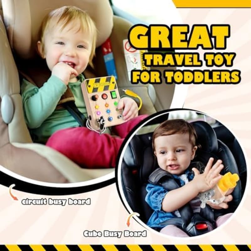 Combo Cubo 7 en uno  y Tablero oucupado Montessori