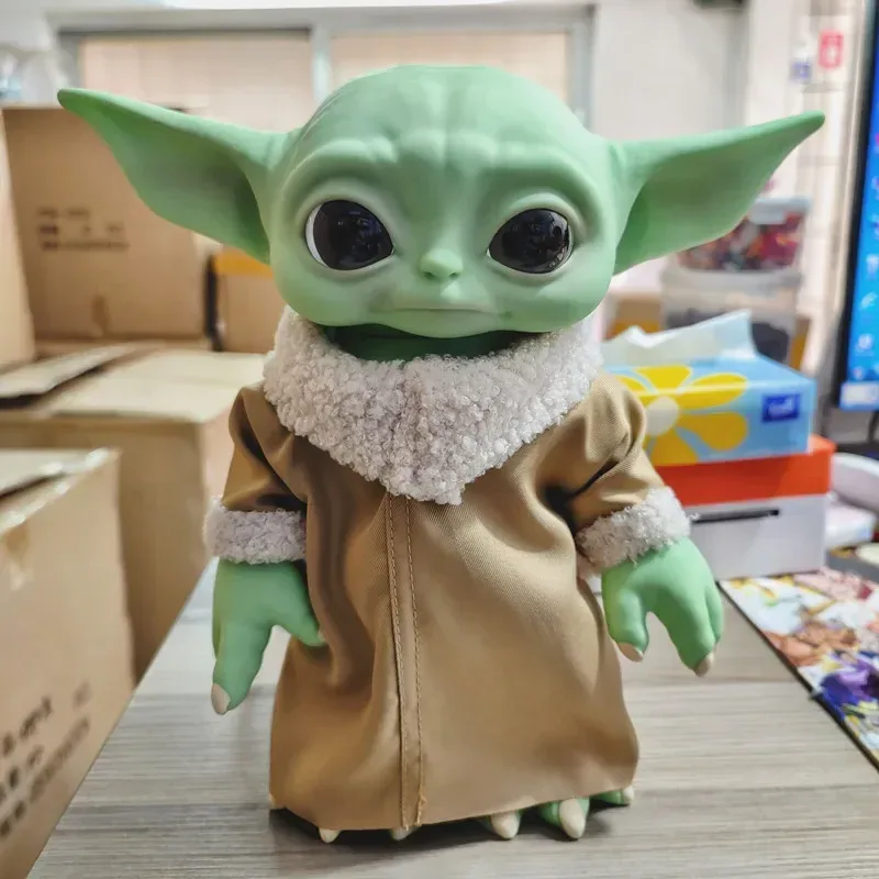 Figura de acción de bebé Yoda de Star Wars de Marvel, muñeco de peluche Kawaii, muñeco de juguete, adorno de colección para niños
