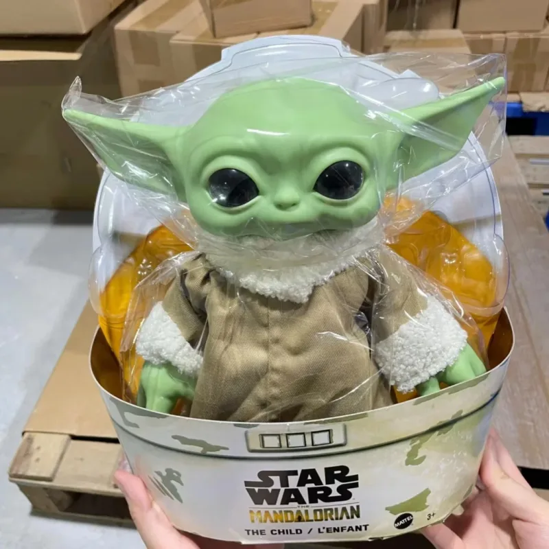 Figura de acción de bebé Yoda de Star Wars de Marvel, muñeco de peluche Kawaii, muñeco de juguete, adorno de colección para niños