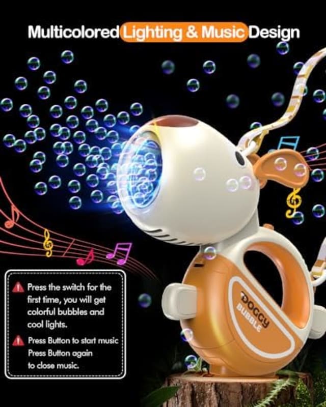 Juguetes de ametralladora de burbujas para niños pequeños niños pequeños de 1 a 3 años  Pistola sopladora de burbujas para niños  Fabricante de regalos de cumpleaños para niñas de 2 años, juguete