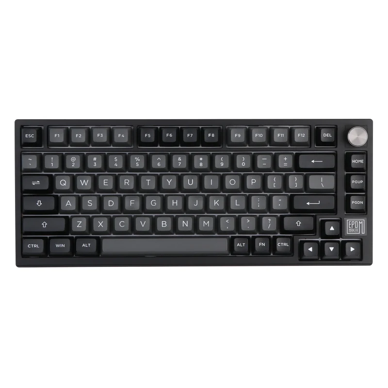EPOMAKER TH80 75% Teclado Mecánico, NKRO intercambiable en caliente RGB 2.4Ghz/Bluetooth 5.0/teclado para juegos con cable con espuma de porón/EVA, batería de 4000 mAh