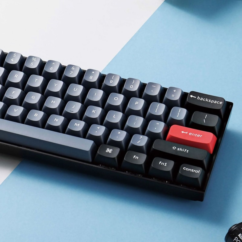Keychron K12 Pro QMK/VIA Teclado mecánico inalámbrico , marco de aluminio intercambiable en caliente, teclado programable personalizado con retroiluminación RGB, interruptor marrón K Pro para Mac Windows Linux