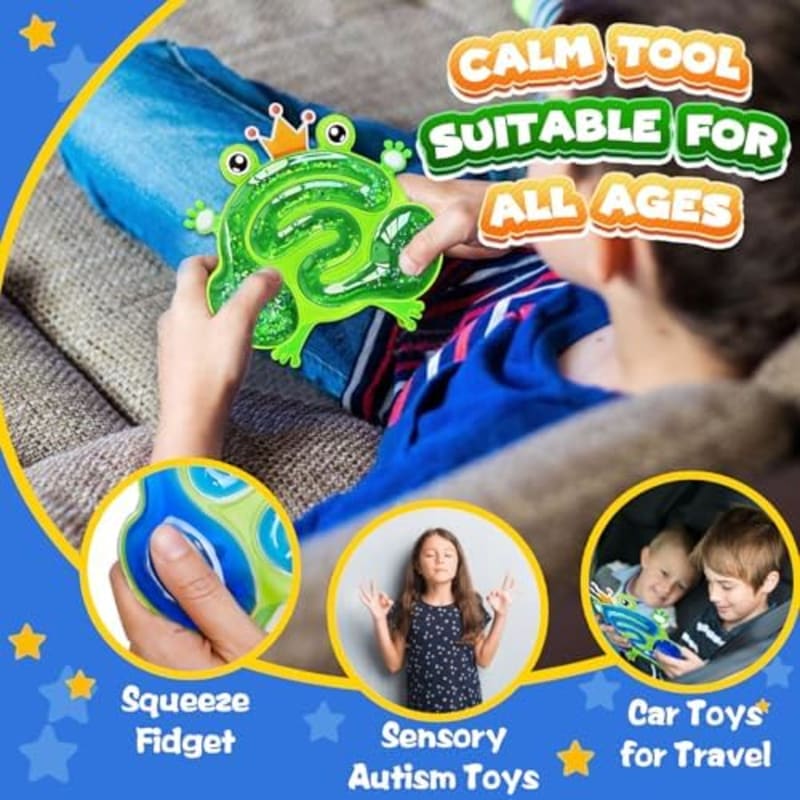 Juguete Sensorial en forma de Rana Antiestrés para Niños, Productos Sensoriales para Autismo, Juguetes de Viaje, Juguete Calmante