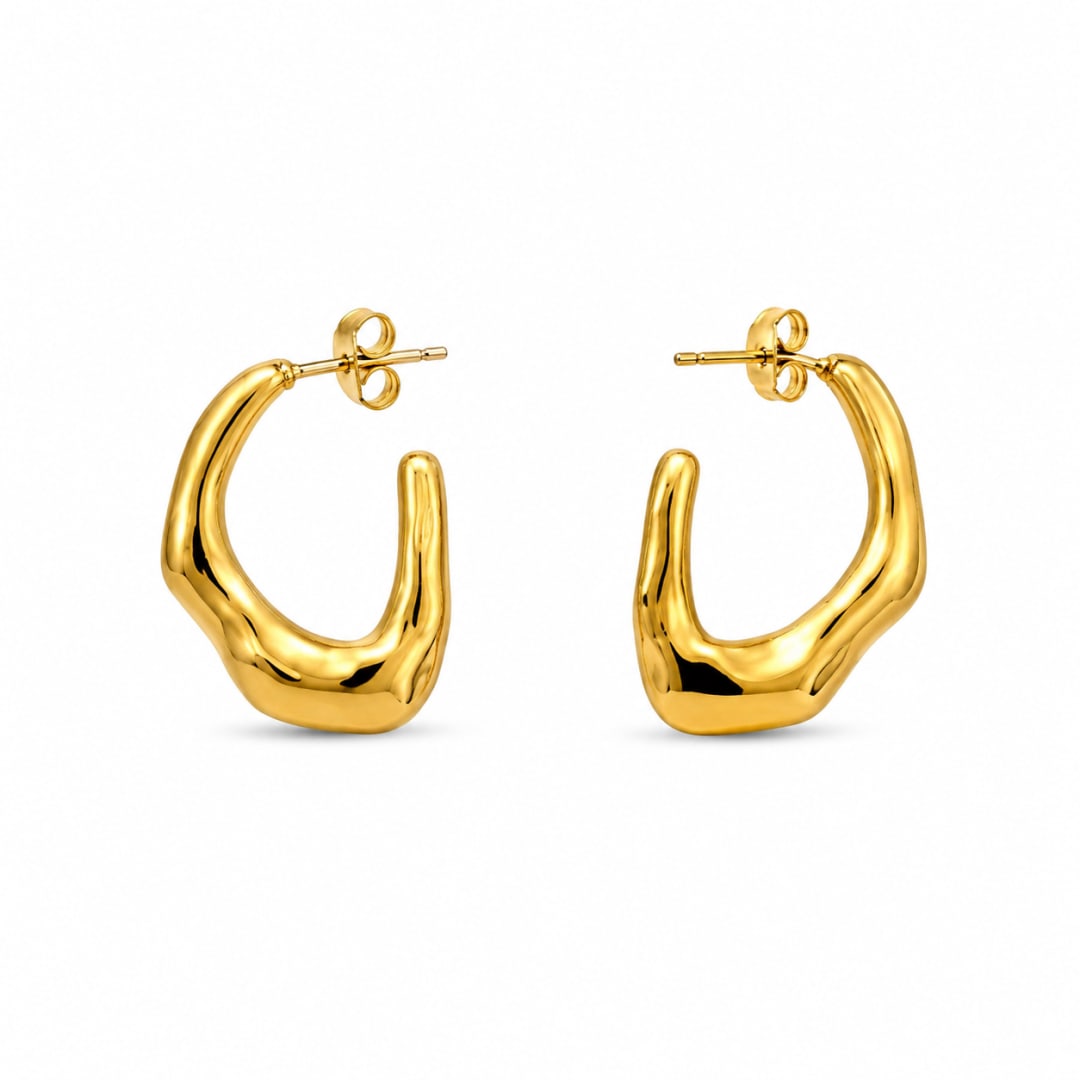 Gold Hoop Earrings