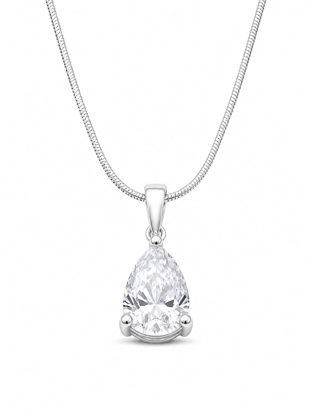 Crystal Drop Pendant Necklace