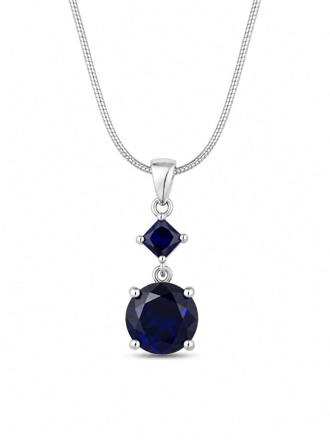 Sapphire Noir Necklace