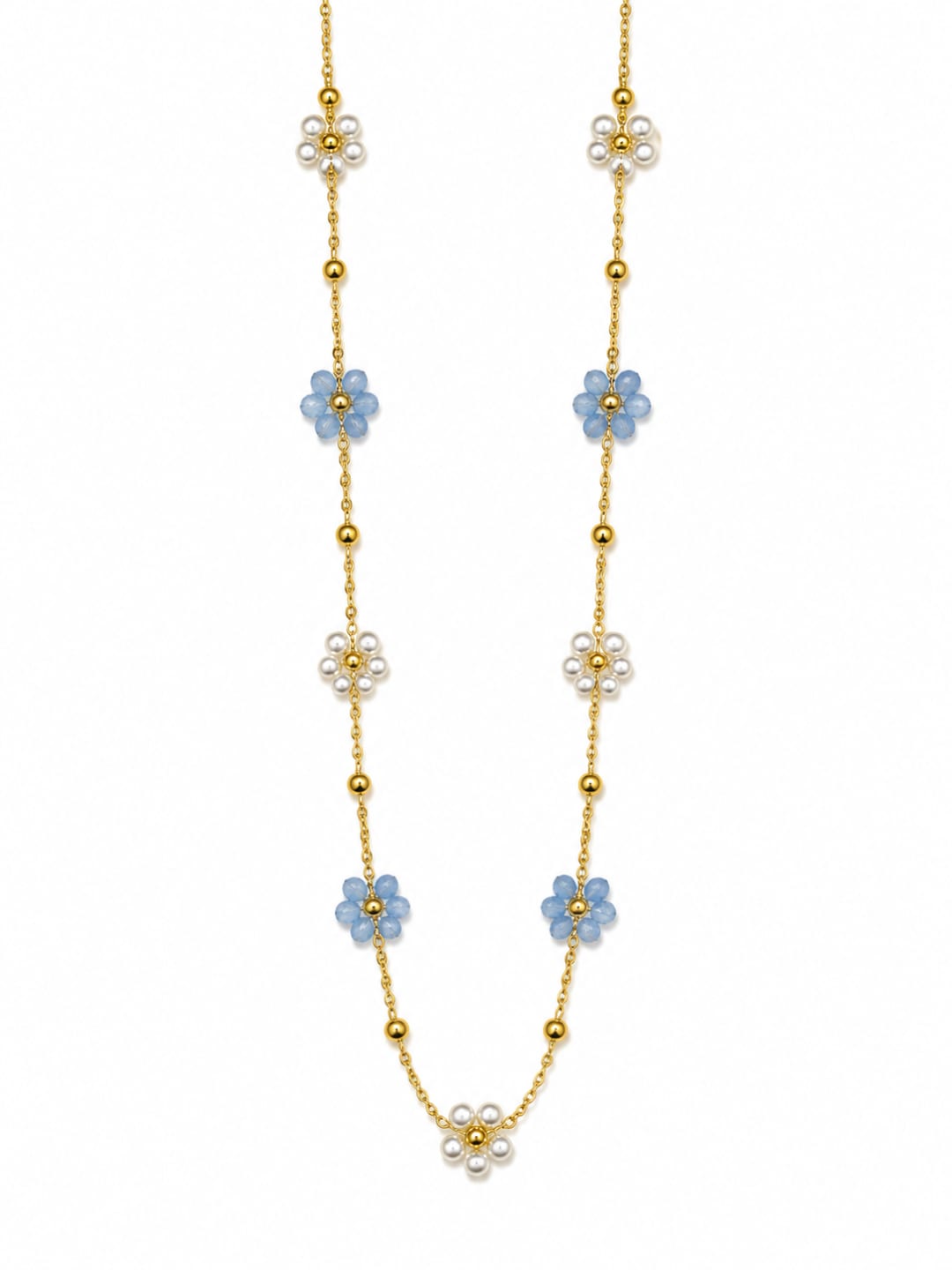 Floral Pearl Necklace