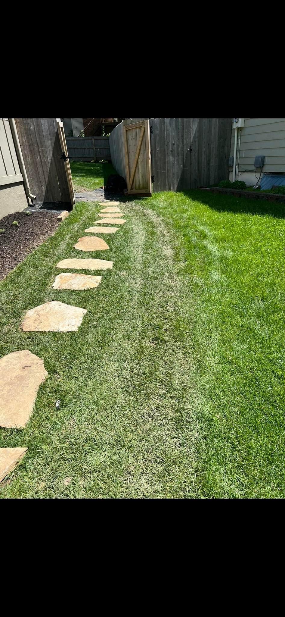 Stone walkway