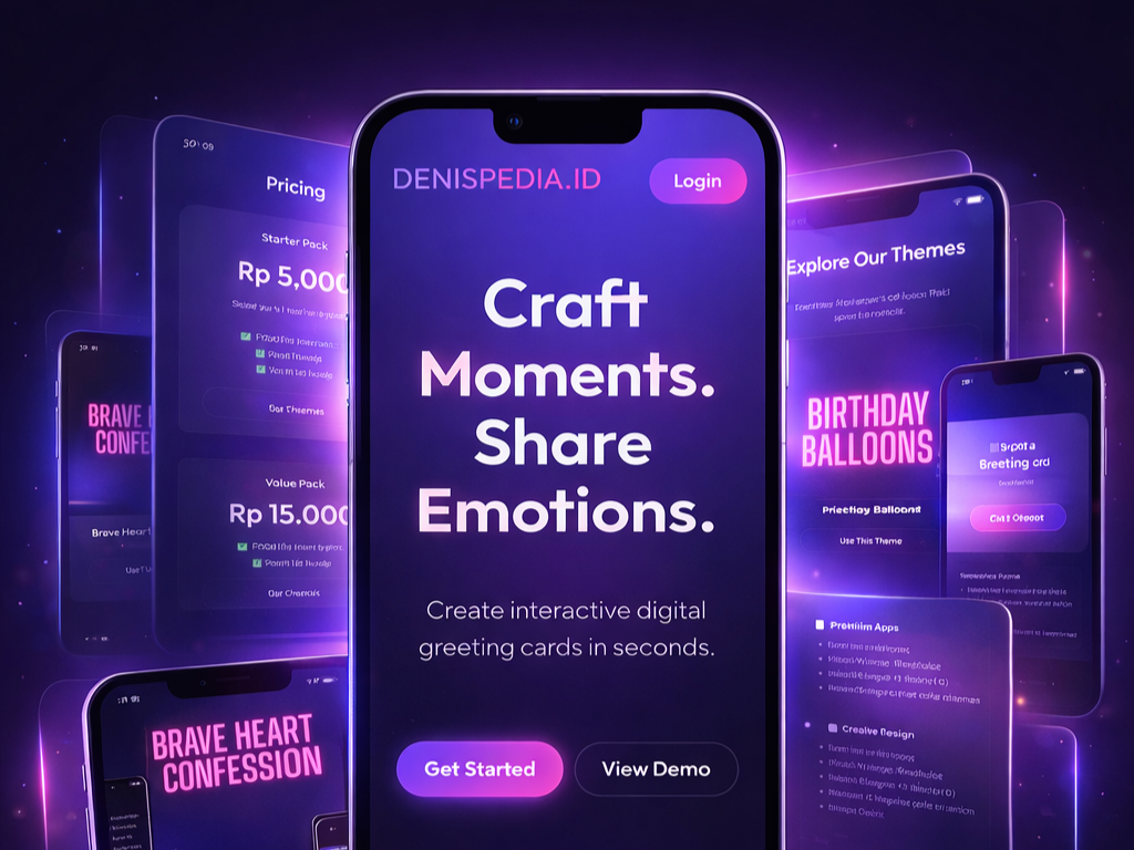 Interactive Digital Greeting Website