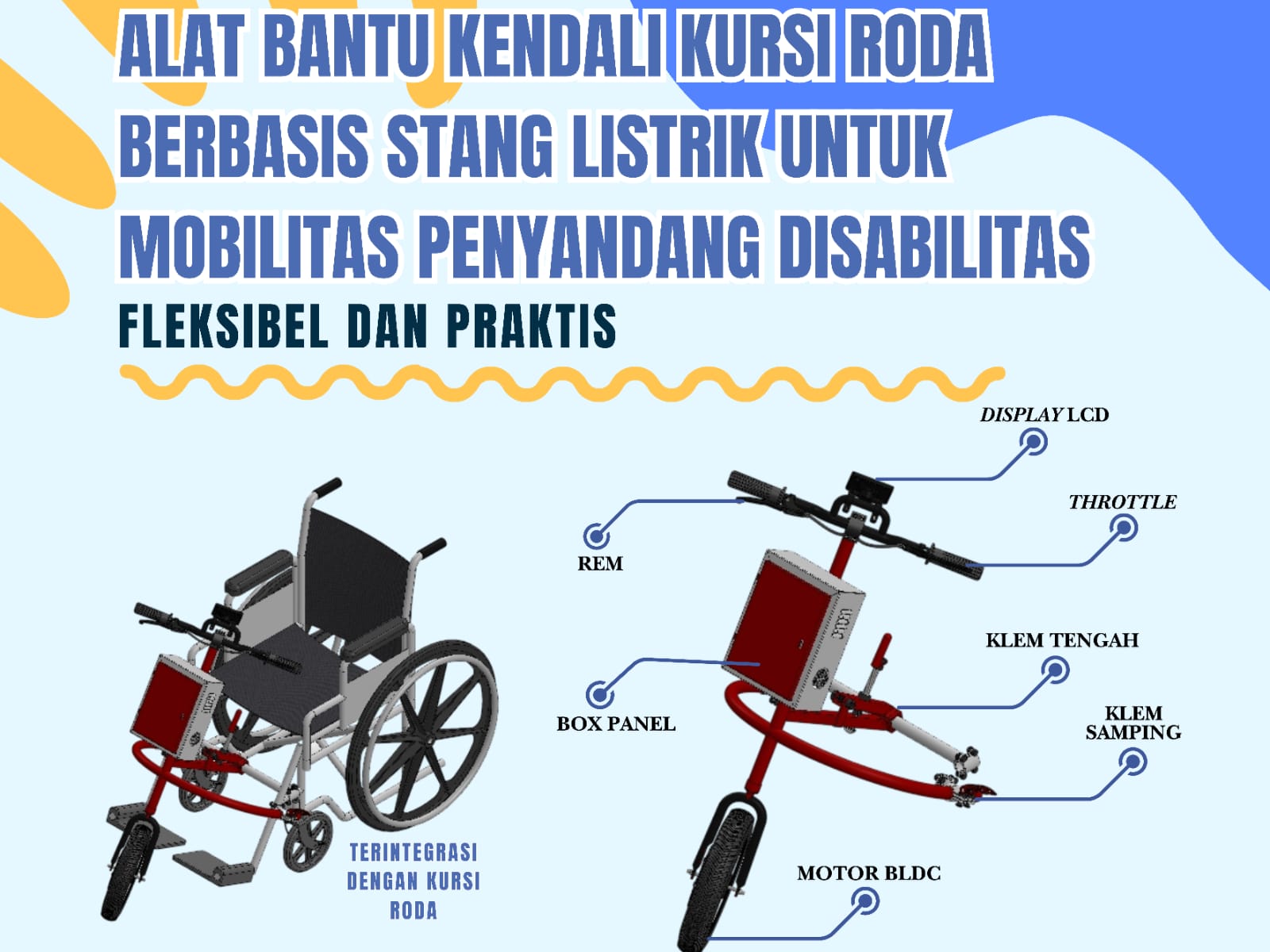 Capstone Design: Electric Handlebar Control System for Wheelchair Mobility