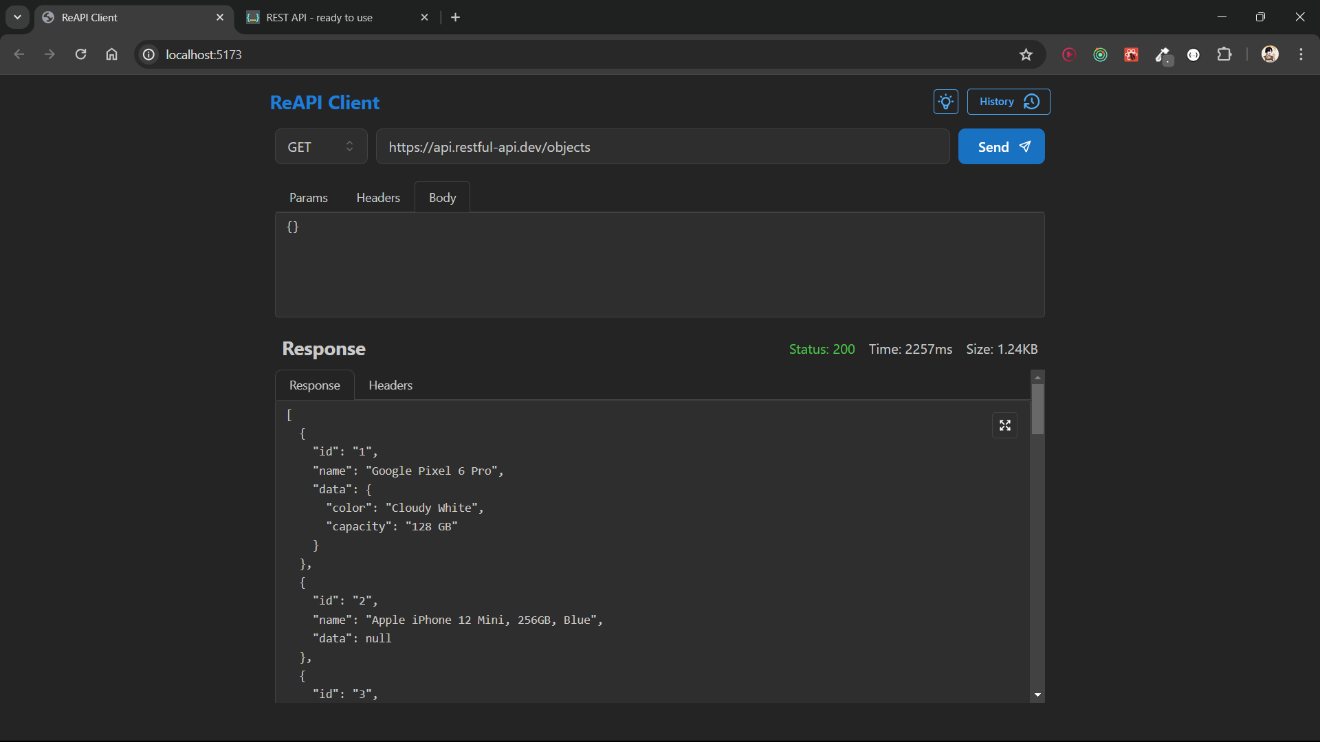 Create GET Request