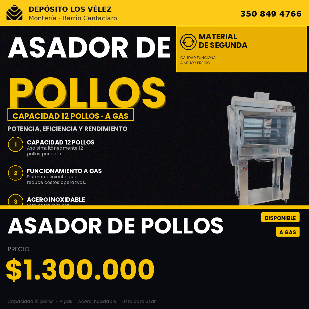 Asador de pollos