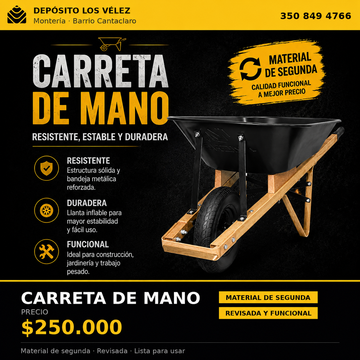 Buggy/Carreta de construcción