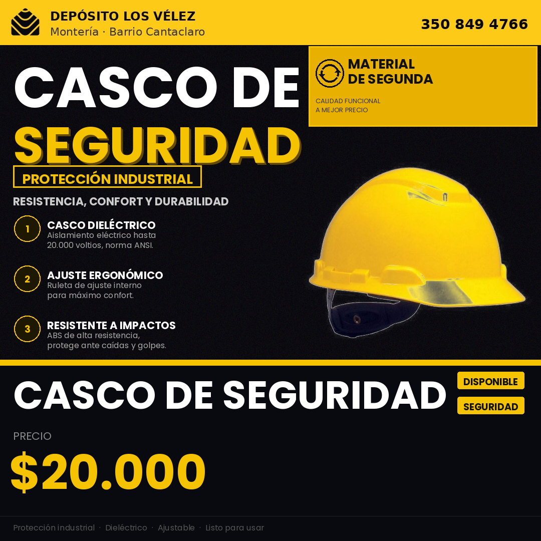 Casco de seguridad