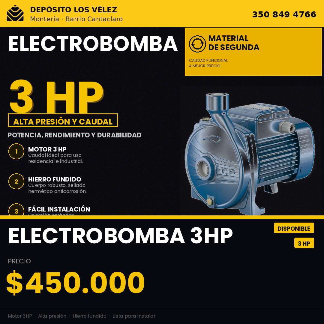 Electrobomba mediana